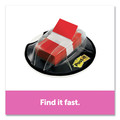Page Flags | Post-it Flags 680-HVRD 1 in. x 1.75 in. Page Flags in Desk Grip Dispenser - Red (200/Pack) image number 2