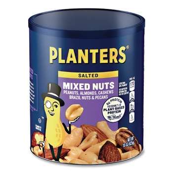 SNACKS | Planters GEN001670 15 oz Mixed Nuts Can