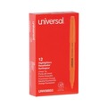Highlighters | Universal UNV08853 Chisel Tip Fluorescent Orange Ink Orange Barrel Pocket Highlighters (1 Dozen) image number 1