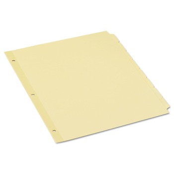 Universal UNV20846 11 in. x 8.5 in. 8 Self-Tab Index Dividers - Buff (24/Box)