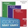 Notebooks & Pads | Oxford 65161 11 in. x 8.5 in. Sheets 3-Hole Punch Medium/College Rule Coil-Lock Wirebound Notebook - Randomly Assorted Cover Color image number 5
