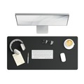 Desktop Organizers | Smead 64828 36in. x 17in. Vegan Leather Desk Pads - Charcoal image number 4