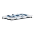 Boxes & Bins | HON HFMBIN3 Flagship 12.75 in. x 16 in. x 3 in. 1 Section Storage Bins - Translucent White image number 4