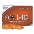Rubber Bands | Alliance 37336 1 lbs. Box Size 33 0.04 in. Gauge Non-Latex Rubber Bands - Orange (1-Box) image number 0