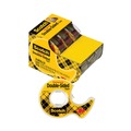 Tape Dispensers | Scotch 3136 0.5 in. x 20.83 ft. 1 in. Core Double-Sided Permanent Tape in Handheld Dispenser - Clear (3/Pack) image number 0