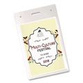 Label & Badge Holders | Avery 74472 3w x 4h Secure Top Heavy-Duty Vertical Badge Holders - Clear (25/Pack) image number 1