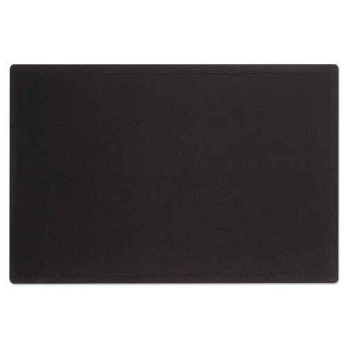 | Quartet 7683BK 36 in. x 24 in. Oval Office Fabric Bulletin Board - Black image number 0