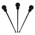 Cutlery | AmerCareRoyal STIRSTIX-BK 4.75 in. Beverage Plugs - Black (2000/Carton) image number 0