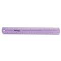 Office & Office Supplies | Westcott 12975 12 in. Standard/Metric Plastic Ruler - Jewel image number 1