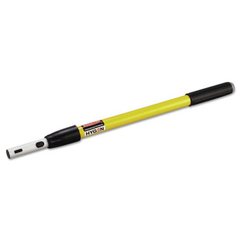 SQUEEGEES | Rubbermaid Commercial HYGEN FGQ74500YL00 20 in. to 40 in. HYGEN Quick-Connect Extension Handle - Yellow/Black