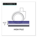 Office Chair Mats | ES Robbins 124377 46 in. x 60 in. Rectangular EverLife Intensive Use Chair Mat for High Pile Carpet - Clear image number 2