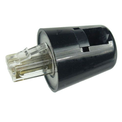 Office Electronics & Batteries | Softalk 03201 Twisstop Detangler with Coiled 25 ft. Phone Cord - Black image number 0