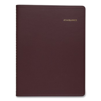 AT-A-GLANCE 7095050 13-Month: Jan 2026 to Jan 2027 11 in. x 8.25 in. Weekly Appointment Book - Winestone Cover