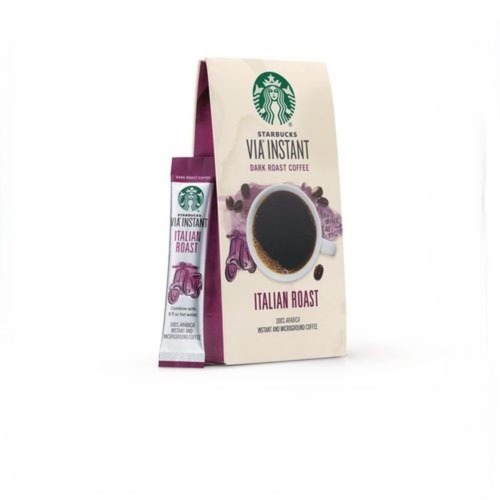 Coffee | Starbucks 12407838 0.11 oz. VIA Ready Brew Coffee - Italian Roast (8/Pack) image number 0