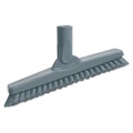 Brooms | Unger CB20G Black Polypropylene Bristles 8.83 in. Brush Gray Plastic Handle SmartColor Swivel Corner Brush image number 0
