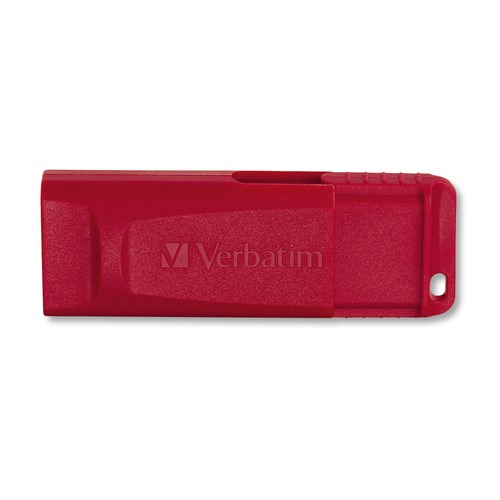 Office Electronics & Batteries | Verbatim 98525 Store 'n' Go 128 GB USB Flash Drive - Red image number 0