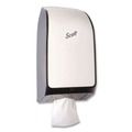 Toilet Paper | Scott 40407 7.38 in. x 6.38 in. x 13.75 in. Hygienic Bathroom Tissue Dispenser - White (1/Carton) image number 1