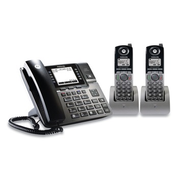 Motorola ML1002H 4-Line Phone System Bundle with 2 Additional Cordless Handsets