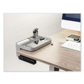 Office Desks & Workstations | Deflecto 400002 9 x 6.17 x 3.5 Standing Desk Organizer - Large/Gray image number 1