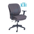 Office Chairs | SertaPedic 48967B Cosset 275-lb. Capacity Ergonomic Task Chair - Gray/Black image number 4