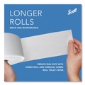Paper Towels and Napkins | Scott 09608 Essential 20 in. x 6 in. x 11 in. Coreless Twin Jumbo Roll Tissue Dispenser - Black image number 6