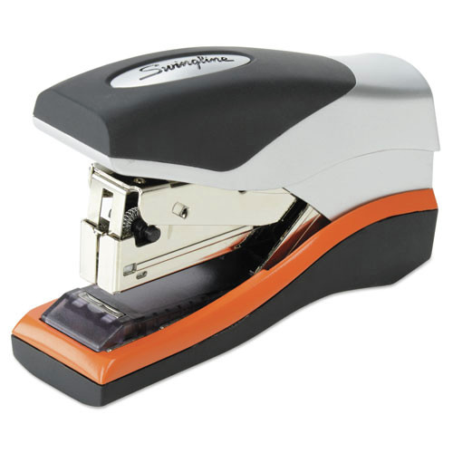 Staplers | Swingline S7087842 40-Sheet Capacity Optima 40 Compact Stapler - Black/Silver/Orange image number 0