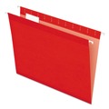 Just Launched | Pendaflex 04152 1/5 RED 1/5-Cut Tabs Colored Reinforced Hanging Letter Folders - Red (25/Box) image number 0