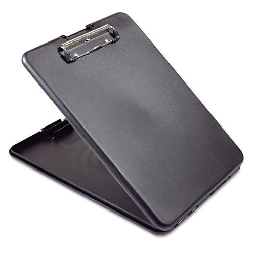 Clipboards | Saunders 00558 SlimMate 0.5 in. Clip Capacity Storage Clipboard, Holds 8.5 x 11 Sheets - Black image number 0