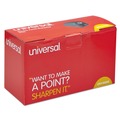 Pencil Sharpeners | Universal UNV30010 3.13 in. x 5.75 in. x 4 in. AC-Powered Electric Pencil Sharpener - Black image number 0