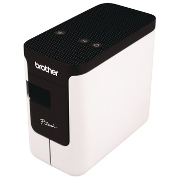 LABEL MAKERS | Brother P-Touch PTP700 3.1 in. x 6 in. x 5.6 in. 30 mm/s Print Speed PC-Connectable Label Printer