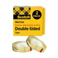 Labels | Scotch 665-2P12-36 3 in. Core 0.5 in. x 36 yds Double-Sided Tape - Clear (2/Pack) image number 0