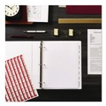 Dividers & Tabs | Avery 11581 11 in. x 8.5 in. 8-Tab Index Maker EcoFriendly Print and Apply Clear Label Dividers - White (5 Sets/Pack) image number 1