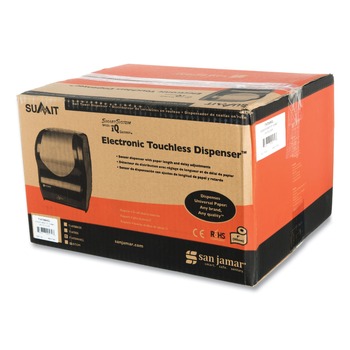 PAPER TOWEL HOLDERS | San Jamar T1470WHCL 16.5 in. x 9.75 in. x 12 in. Smart System with iQ Sensor Towel Dispenser - White/Clear