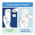 Hand Soaps | Tork 571501 4.45 in. x 4.13 in. x 11.26 in. 1-Liter Foam Skincare Manual Dispenser - White (4/Carton) image number 4