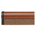 Bulletin Boards | Quartet B243LC 36 in. x 24 in. Prestige Colored Cork Bulletin Board - Brown Surface/Light Cherry Finished Fiberboard/Plastic Frame image number 2