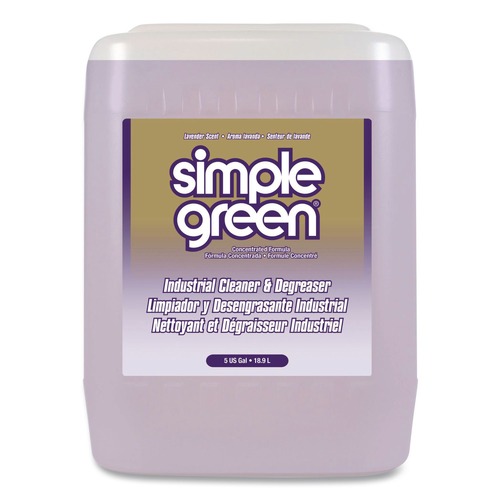 All-Purpose Cleaners | Simple Green 1600200100005 5 Gallon Industrial Cleaner and Degreaser - Lavender Scent image number 0
