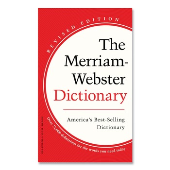 Merriam Webster MER295-2 960 Pages Revised Edition Paperback The Merriam-Webster Dictionary