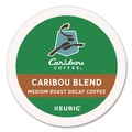 Coffee | Caribou Coffee 5000330137 Coffee K-Cups - Caribou Blend Decaf (96/Carton) image number 1