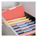 File Folders | Universal UNV15303 1/3-Cut Tabs Interior File Folders - Legal Size, Red (100/Box) image number 3