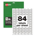 Labels | Avery 60534 PermaTrack 0.5 in. x 1 in. Laser Printers Tamper-Evident Asset Tag Labels - White (672/Pack) image number 0