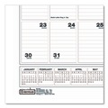 Back to School Sale | House of Doolittle 334 22 in. x 31.25 in. 12-Month (Jan-Dec 2026) Bar Harbor Recycled Wirebound Monthly Wall Calendar - White/Blue/Gray Sheets image number 1