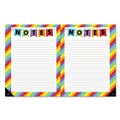 Notebooks & Pads | Carson-Dellosa 105000 10.88 in. x 8.38 in. 2-Page Spread (7 Classes) Balloon Theme Weekly/Monthly Teacher Planner - Black Cover image number 4