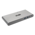 Office Electronics & Batteries | Tripp Lite U442-DOCK4-S 3.5mm Displayport HDMI RJ45 Thunderbolt 3 USB-A USB-C VGA USB Type-C Docking Station - Silver image number 2