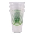  | Eco-Products EP-CC16-GS 16 oz. GreenStripe Renewable and Compostable Cold Cups - Clear (20 Packs/Carton) image number 2