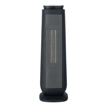 HEATING COOLING VENTING | Alera HECT24 1500 W 7.17 in. x 7.17 in. x 22.95 in. Ceramic Heater Tower with Remote Control - Black