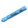 Highlighters | Sharpie 25010 Chisel Tip Tank Style Highlighters - Blue Ink/Barrel (1-Dozen) image number 1