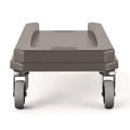 Trash & Waste Bins | Suncast Commercial TCNDOLLY 11.88 in. x 20.78 in. x 6.18 in. 23-Gallon Resin Slim Trash Can Dolly - Gray image number 2