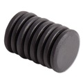 Office & Office Supplies | U Brands 3021U00-12 1.25 in. Diameter Circle High Energy Magnets - Black (8/Pack) image number 4