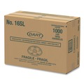 Just Launched | Dart 16SL Plastic Straw-Slot Lid Fits 12 oz. to 24 oz. Hot/Cold Foam Cups - Translucent (1000/Carton) image number 1