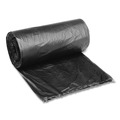 Just Launched | Boardwalk H4823RKKR01 10 Gallon 0.35 mil 24 in. x 23 in. Perforated Roll Low-Density Waste Can Liners - Black (50 Bags/Roll, 10 Rolls/Carton) image number 2